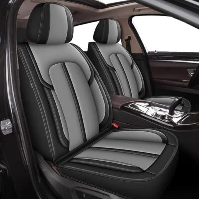 Car Front Rear Seat Covers For Toyota Prius 2003-2015 PU Leather 5-Sits Cushion Foto 1 de 4