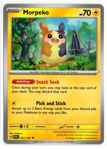 Pokemon Twilight Masquerade 072/167 Morpeko - Picture 1 of 2