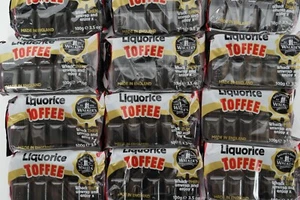 Walkers Nonsuch Toffee Liquorice Tray Toffee Bars - Picture 1 of 1
