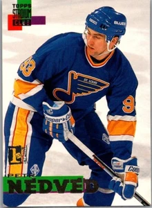1994-95 Topps Stadium Club 1st First Day Issue Parallel #205 Petr Nedved - Picture 1 of 2