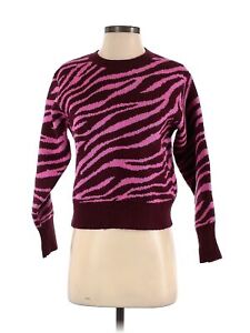 Ann Taylor Women Purple Pullover Sweater XS