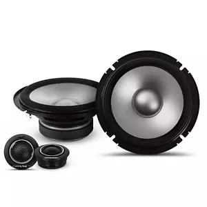 Alpine S2-S65C Speakers 6.5 Inch 16.5cm S2 Series 2 Way Component 80w RMS Pair - Picture 1 of 6