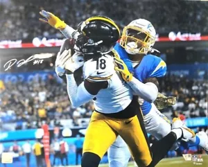 Autogramm DIONTAE JOHNSON Pittsburgh Steelers 16x20 Foto mit Fanatics COA - Bild 1 von 1