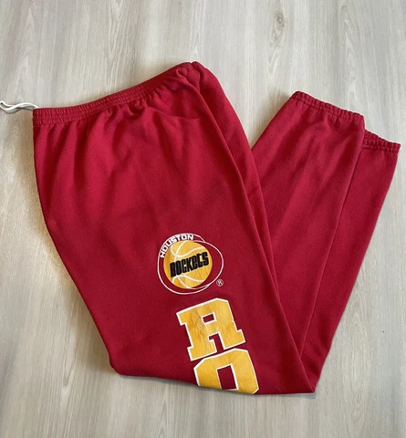 Vintage 90s Houston Rockets Sweatpants Cover