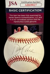 DAVID CONE AUTOGRAPHED SIGNED OALB BASEBALL JSA CERT NY YANKEES METS ROYALS - Picture 1 of 3
