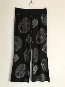 Cotton Wide Leg Palazzo Lounge pant PJ bottoms 12. 27.5" - Picture 1 of 3