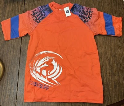 Camisa de natación manga corta GAP para niños XXL (14-16) NUEVA CON ETIQUETAS naranja Foto 1 de 4