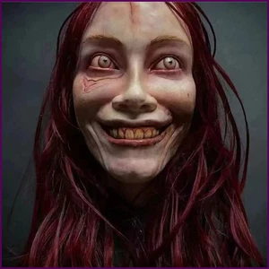 Maschera in lattice Evil Dead Rise horror cosplay viso intero Halloween festa oggetto di scena - Foto 1 di 24