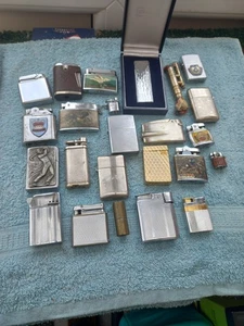 Job Lot of Vintage Lighters. Ronson, Colibri, Zippo, Dunhill. Spare Repair - Picture 1 of 13