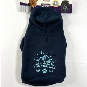 Heart to Tail Hund Katze Haustier Find Your Wild schwarzes Sweatshirt XS NEU - Bild 1 von 10