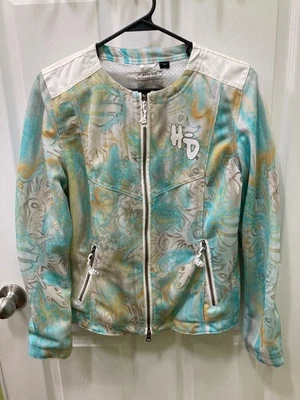 Genuine Harley Davidson Women's Motorcycle Riding Jacket, Fabric, Medium, Nice - Image 1 of 4