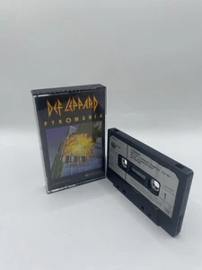 Def Leppard - Pyromania Cassette Tape Paper Labels - Picture 1 of 11