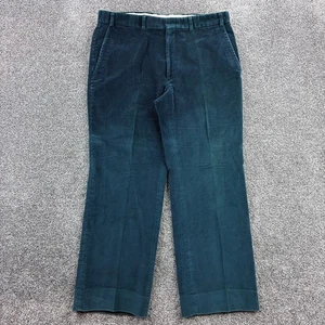Vintage Eddie Bauer Cordhose Herren 38x32 türkis blau gerades Bein weites Wale - Bild 1 von 6