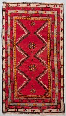 Antique Rug, Hand Woven Carpet, Wool, Collectible Piece, Rare Find - Image 1 of 4