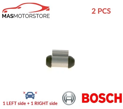 DRUM WHEEL BRAKE CYLINDER PAIR REAR BOSCH F 026 002 018 2PCS P FOR DACIA DUSTER - Image 1 of 4