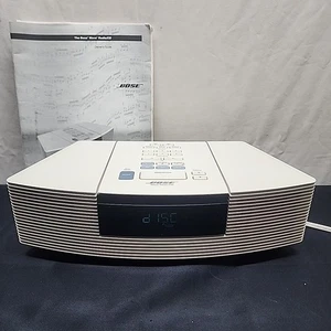 Bose Wave Radio CD Alarm AWRC 1P White No Remote Great Sound - Tested & Working. - Picture 1 of 5