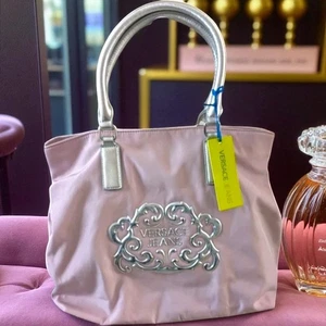 VERSACE LILAC WOMENS BAG STUNNING NEW GENUINE - Picture 1 of 3
