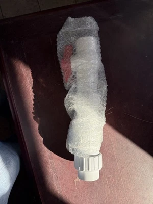 Zoeller 30-0046 Silent Combo Swing Check & Ball Valve 1-1/2" Full Port Quiet PVC - Image 1 of 3