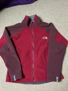 The North Face Damen Gr. XS rot Fleecejacke Windstopper Wandern Outdoor Reißverschluss - Bild 1 von 7