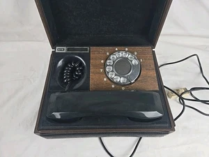 Vintage GTE Deco-Tel Rotary Telephone Model #DAG2131B Untested - Picture 1 of 13
