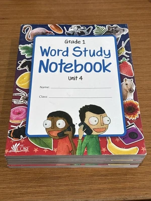 ARC Core Grade 1 Word Study Notebook Unit 4 Pack of 5 - New - Image 1 of 2