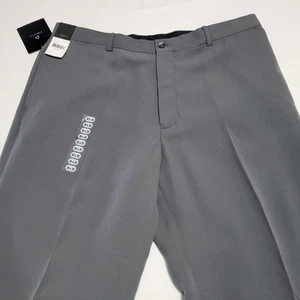 Claiborne Mens Dress Pants Sz 38x30 Green Gray Flat Front Straight Leg Pockets - Picture 1 of 19