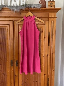 Damen Sommer Neckholder Kleid Gr. S pink ~NEU~ - Bild 1 von 5
