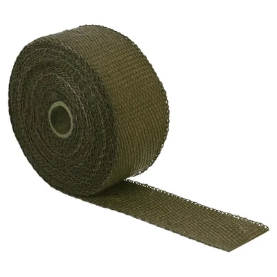 2"x 33 ft Volcanic Rock Fiber Exhaust Header Wrap Roll for Car, Silver Tone Foto 1 de 4