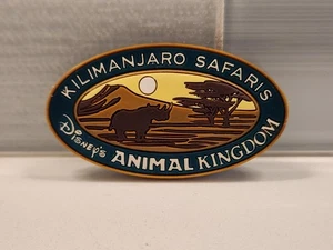 Calamita in gomma vintage Disney's Animal Kingdom Kilimangiaro Safari Ride 2,5" - Foto 1 di 3