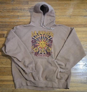 BDG Urban Outfitters La Soleil The Sun Hoodie Braun M/L - Bild 1 von 6