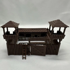 1/72nd Scale Atlantic HO Fort Riley Frontier Fort Far West Loose Brown Model - Picture 1 of 17