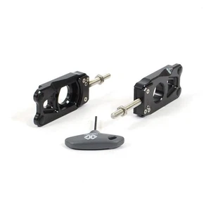 Aprilia RSV4 RF RSV 4 2015-2016 Gilles TCA Black Chain Adjusters Axle Blocks - Picture 1 of 1