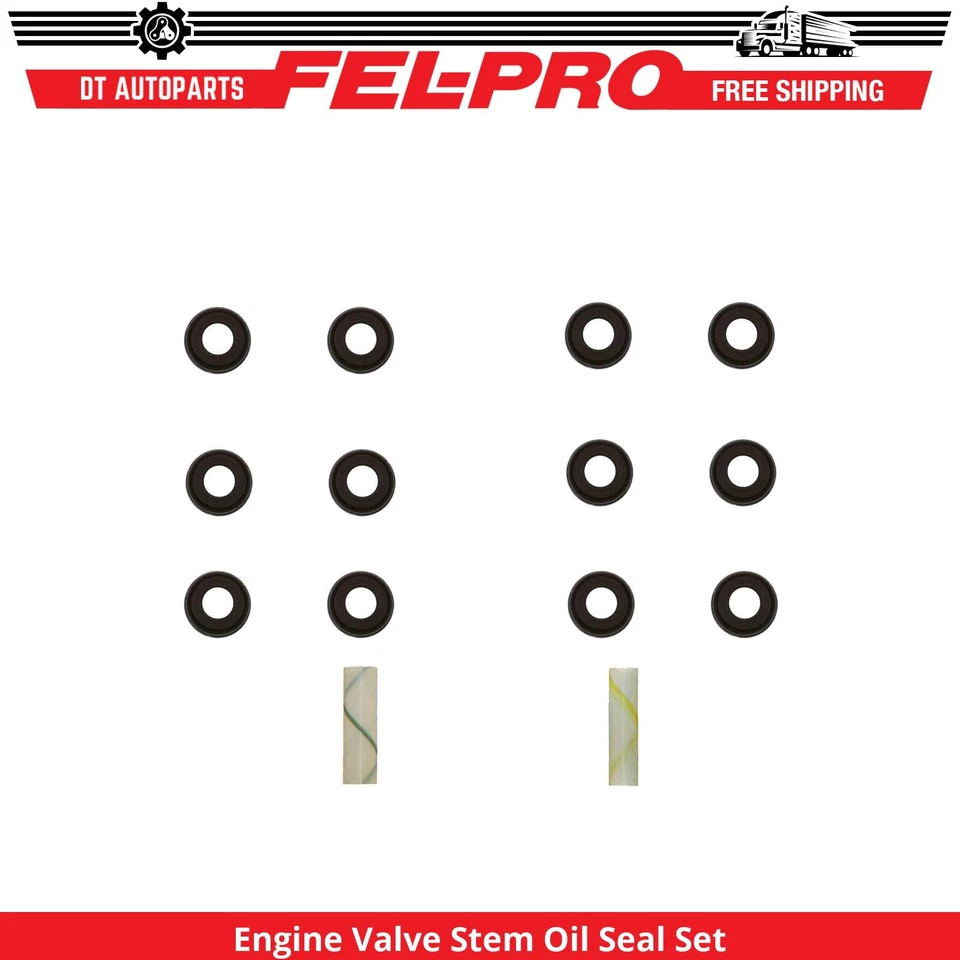 Juego de juntas de aceite de vástago de válvula de motor para 84-89 Nissan 300ZX admisión y escape Fel-Pro Foto 1 de 1