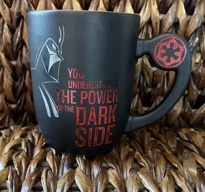 Star Wars Dark Side 15oz Ceramic Mug W Vader And Imperial Crest Handle - Picture 1 of 13