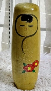 Muñeca Kokeshi creativa japonesa de colección arte popular Showa figura interior retro - Imagen 1 de 8