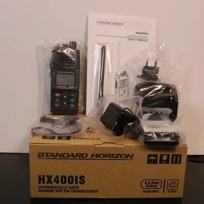 Standard Horizon HX400IS Intrinsically Safe VHF FM Marine Transceiver - Open Box - Image 1 of 4
