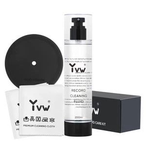 Vinyl Record Cleaner, Vinyl Record Cleaning Kit 4 in 1, Record Cleaner Soluti... - Picture 1 of 7