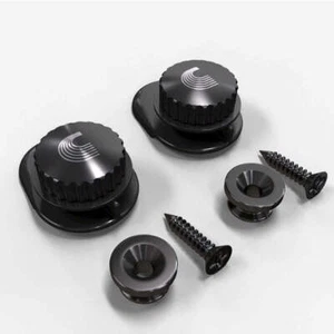 D'Addario Planet Waves PW-SLS-01 Guitar Strap Lock Universal System Black - Picture 1 of 2