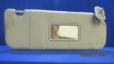 2005 2006 2007 2008 Toyota Matrix Sun Visor Passenger Right Light Gray - Image 1 of 2