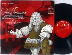 RCA WHITE DOG Mozart THE IMPRESARIO Previn RASKIN MILNES LEWIS LSC-3000 EX - Imagen 1 de 5