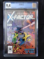 X-FACTOR #1 (1986) 1st APPEARANCE OF CAMERON HODGE & RUSTY CGC 9.4