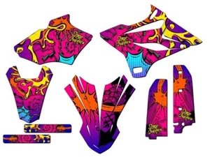 2015-2018 YZ 85 ZANY Pink Senge Graphics Kit Compatible with Yamaha - Picture 1 of 10