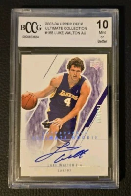 Luke Walton 2003-04 Upper Deck Ultimate Collection Auto /250 Lakers BCCG 10 - Image 1 of 2