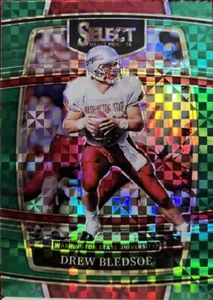 2022 Select Draft DREW BLEDSOE #70 GREEN SQUARES PRIZM SP Patriots - Bild 1 von 2