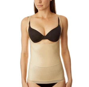 Spanx Cami Tank Top Damen 3X Plus offene Brust Schlankmacher Kontrolle Stretch Shapewear - Bild 1 von 12