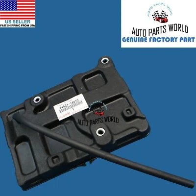 GENUINE OEM TOYOTA 93-98 SUPRA JZA80 BATTERY TRAY WITH DRAIN HOSE 74431-14070 - Image 1 of 2