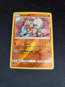 Rockruff - Pokémon Guardian's Rising 2017 holograma inverso #73/145 - casi nuevo-como nuevo - Imagen 1 de 2