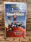 Walt Disney James and the Giant Peach VHS Clamshell (Crack On Cassette)