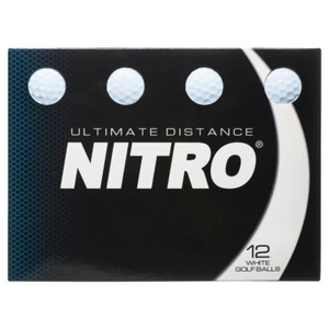 Nitro Golf Ultimate Distance Golf Balls, Pink, 12 Pack - Picture 1 of 15