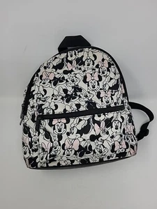 DISNEY Minnie Mouse Backpack Pink Black & White Character Shoulder/Purse - Picture 1 of 8